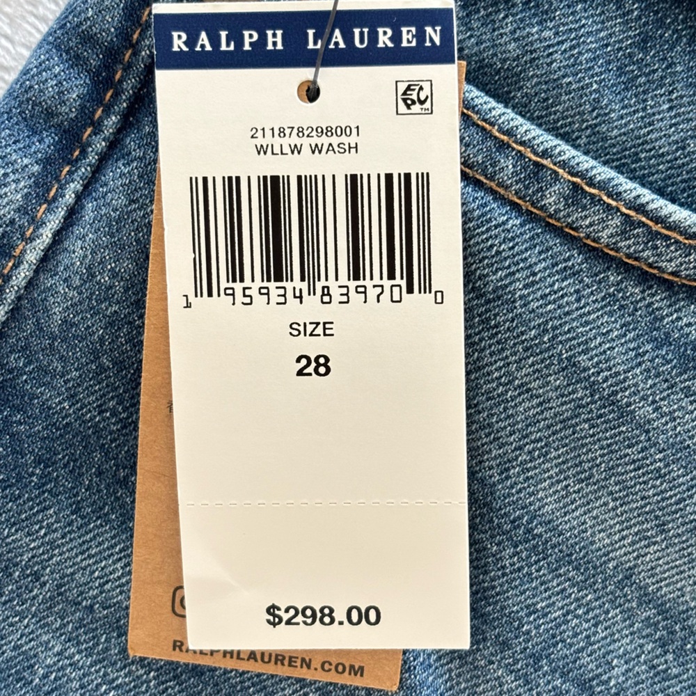 POLO RALPH LAUREN Retro High Waist Skinny Jodhpur-Style Jeans--28 - Picture 11 of 16